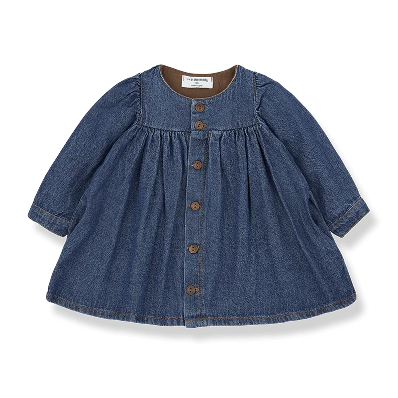 1+ in the family jurk ADDAIA denim