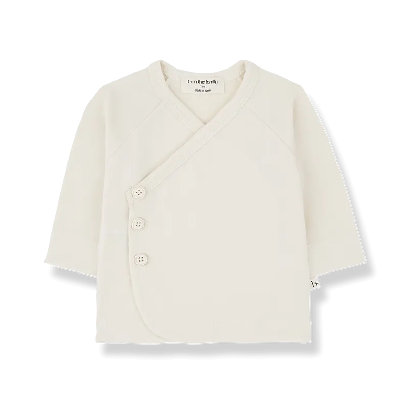 1+ in the family overslagshirt ELODIE ecru