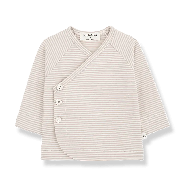 1+ in the family overslagshirt IDARA beige