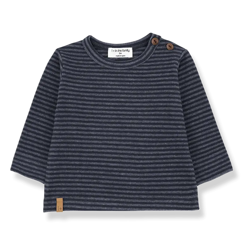 1+ in the family shirt OLAF denim