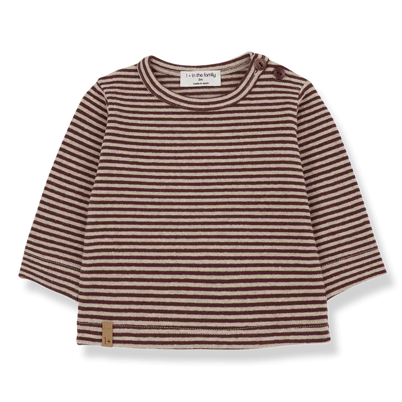 1+ in the family shirt OLAF melanzana