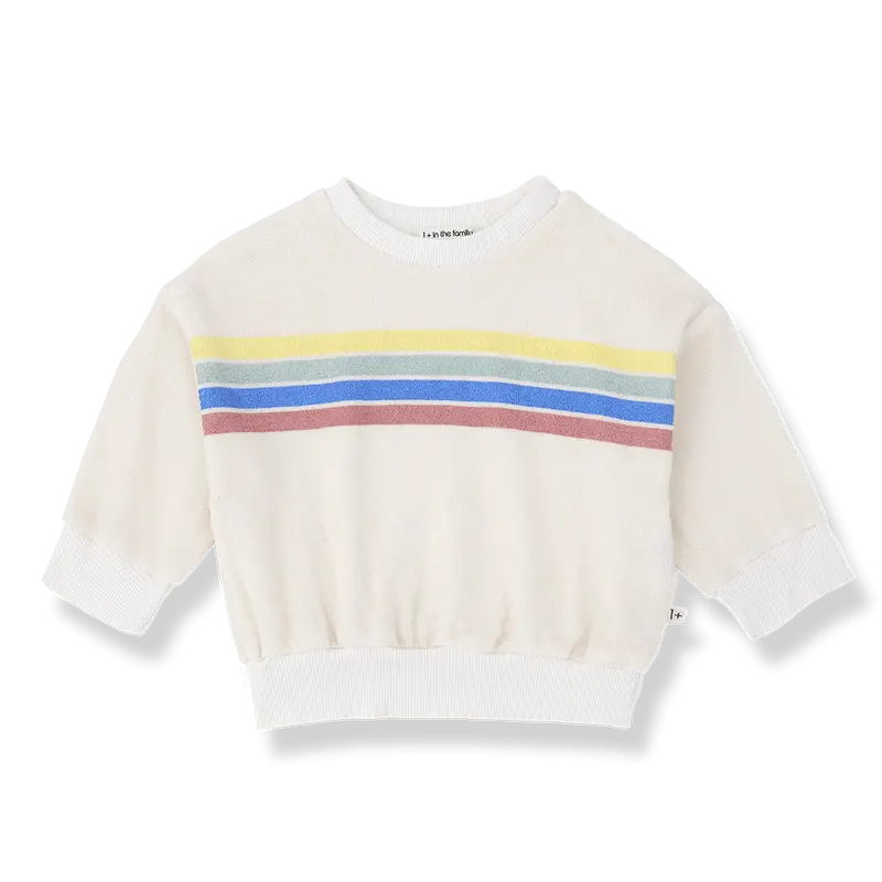 1+ in the family sweater SANTANYI off-white