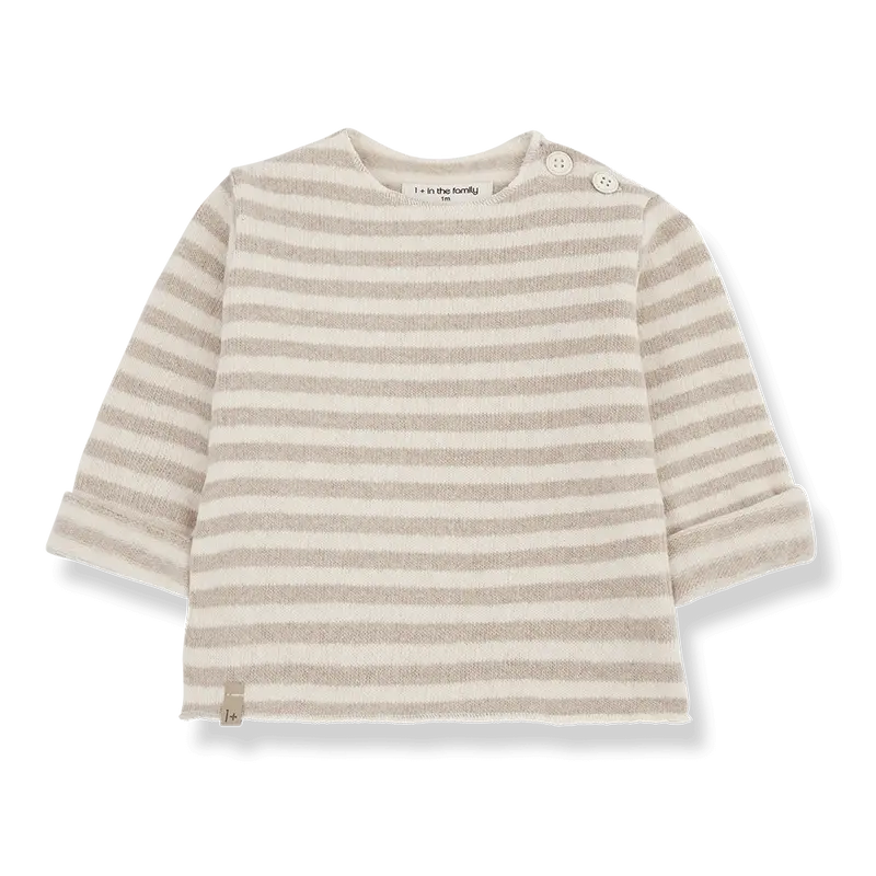 1+ in the family trui AUBIN beige