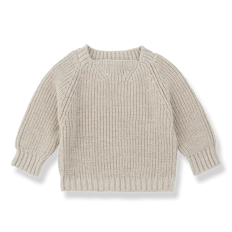 1+ in the family trui MOLA beige