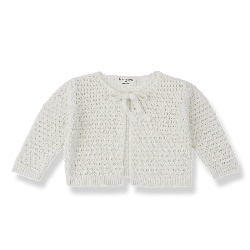 1+ in the family vest FONTANILLES ecru