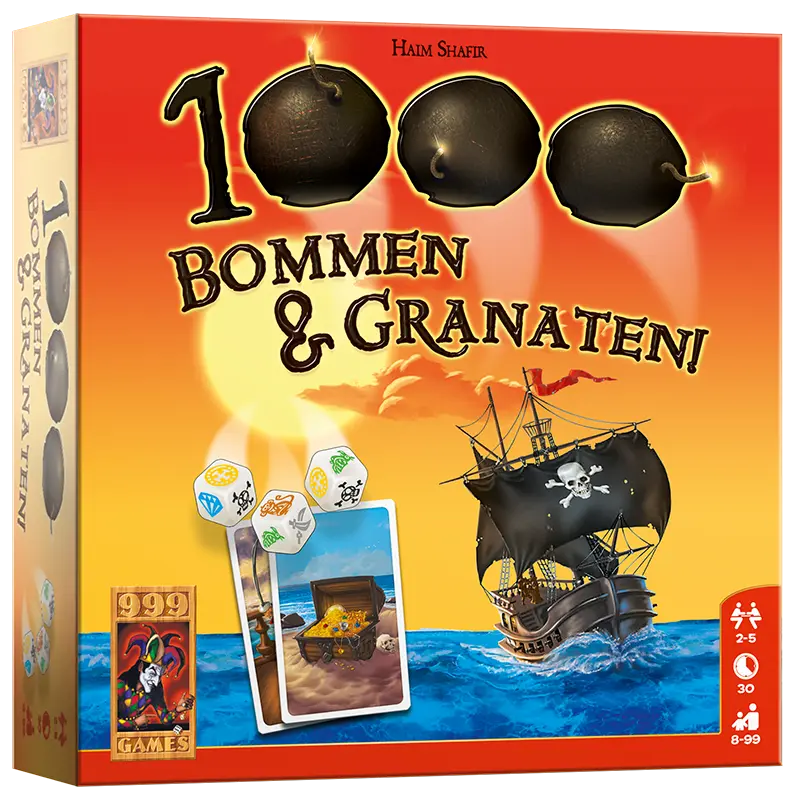 1000 Bommen & Granaten! - Dobbelspel