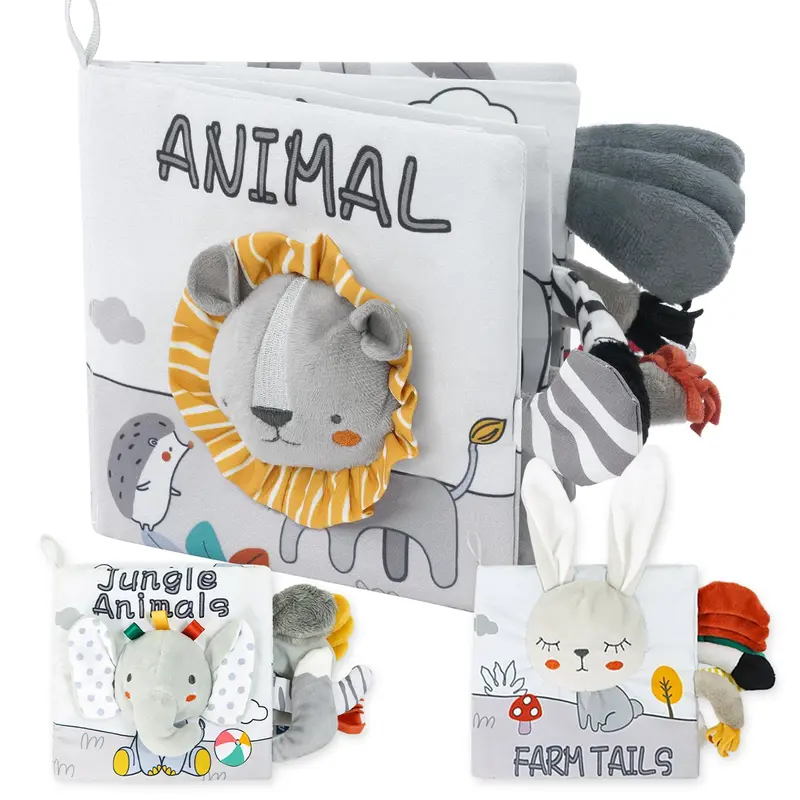 3D Knisperboekjes met Dierenstaarten (4 varianten)