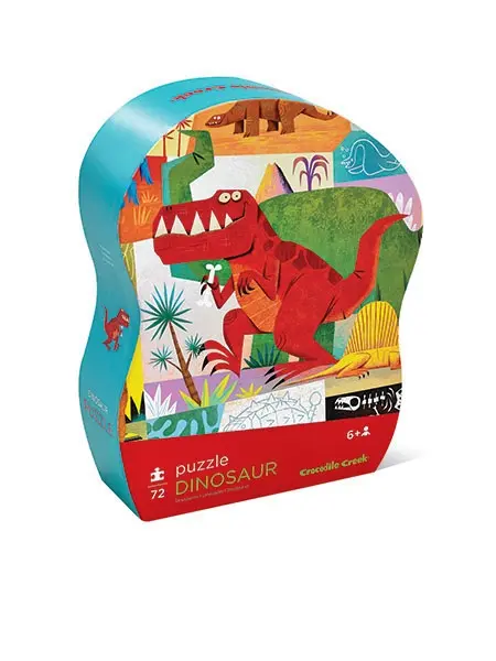 72 pc puzzel dinosaur Crocodile Creek