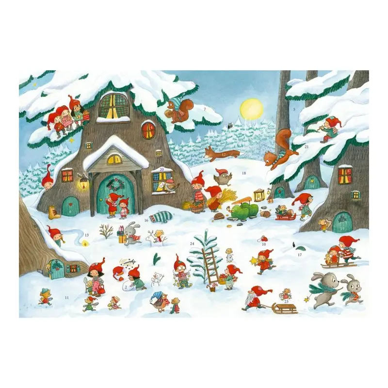 Adventskalender -In the Gnomes Winter Forest