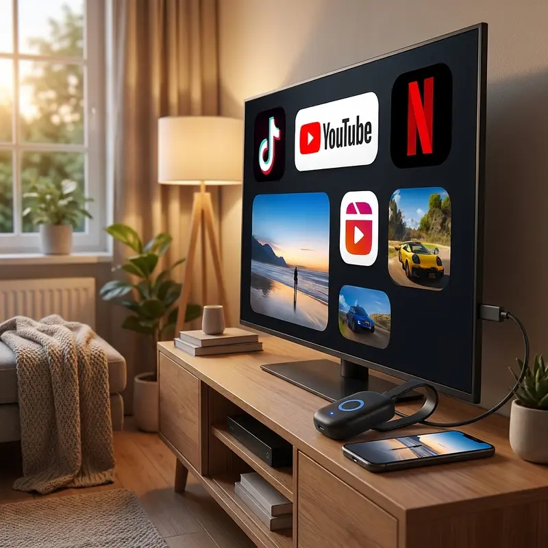AirBeam™ - Draadloze 4K Screen Mirroring Adapter
