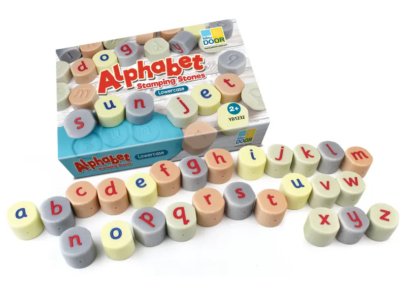 Alfabet Stempelstenen Kleine Letters | Yellow Door