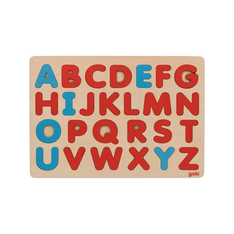 Alphabet puzzle in Montessori style