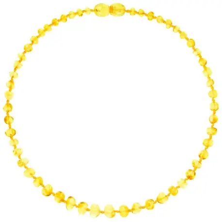 Amber Baby & Toddler Necklace - Lemon