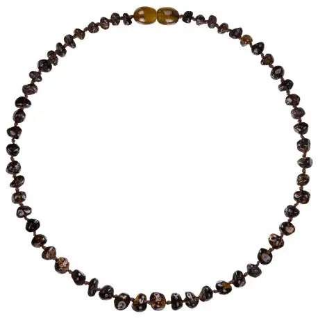 Amber Baby & Toddler Necklace - Olive