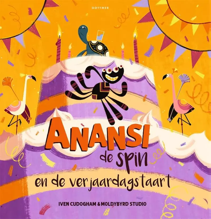 Anansi de spin en de verjaardagstaart 3 jr+