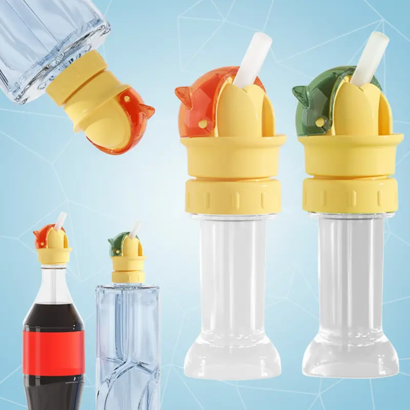 AquaSip – Drinking Fun & Practical – Reusable Bottle Cap for Kids