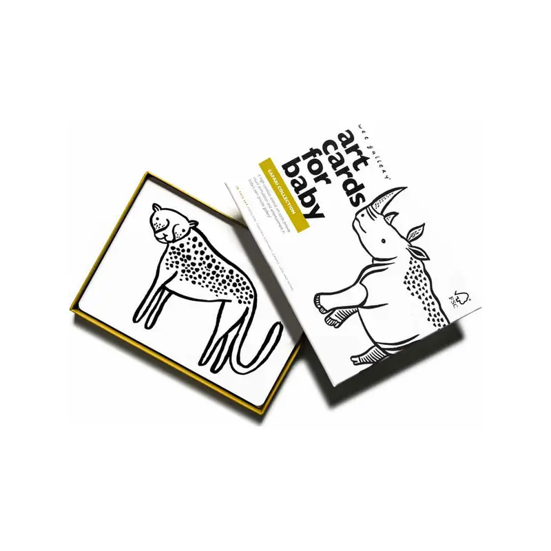 Art cards for baby - Safari collection