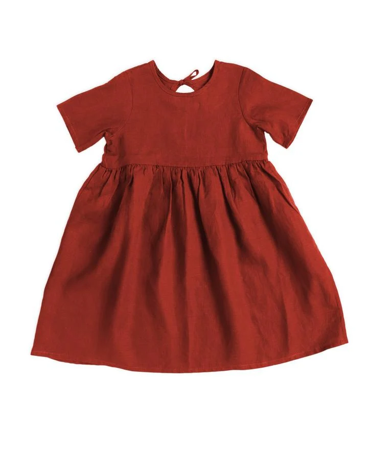 Ayla dress rust Hudson and the Hare