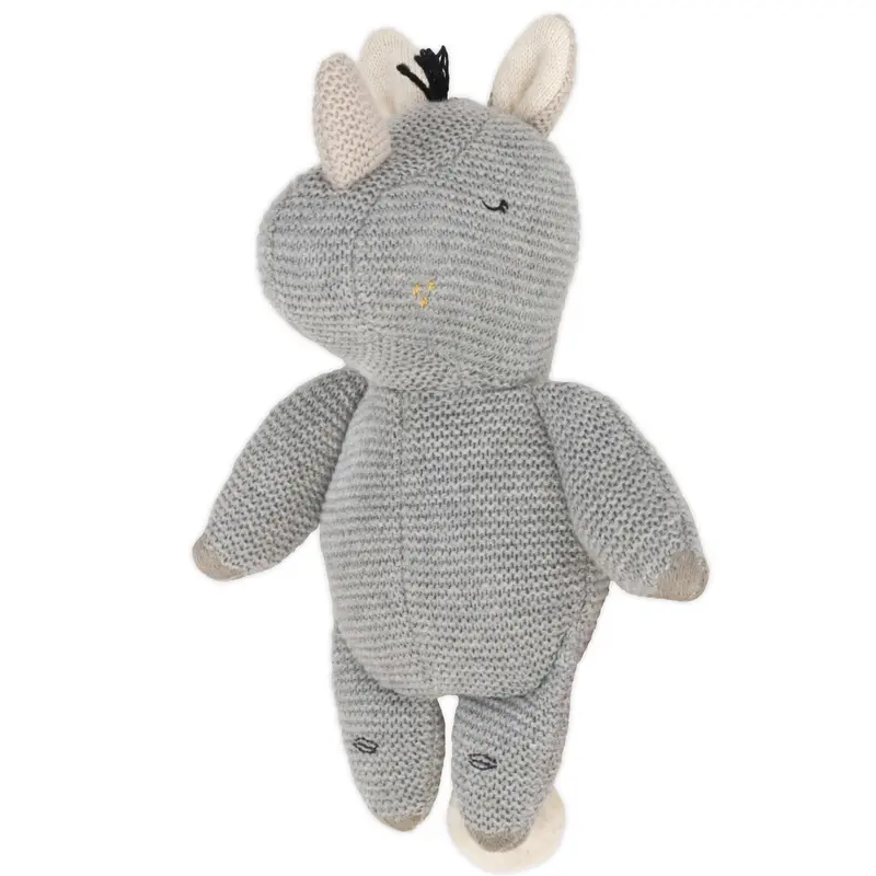 Baby Bello knuffel rammelaar Ruby the Rhino