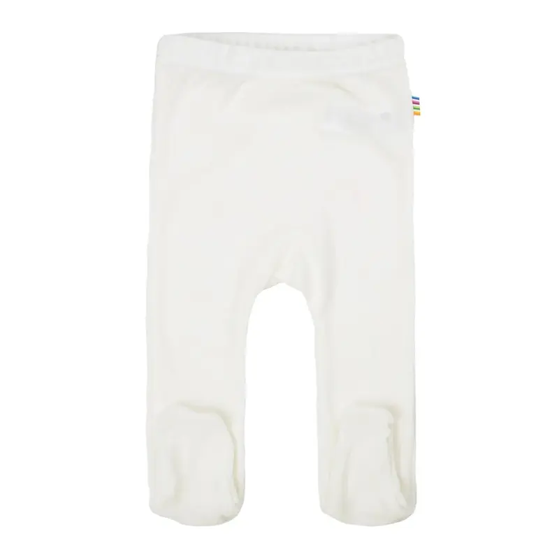Baby broekje met voetjes - 100% merino wol - Joha