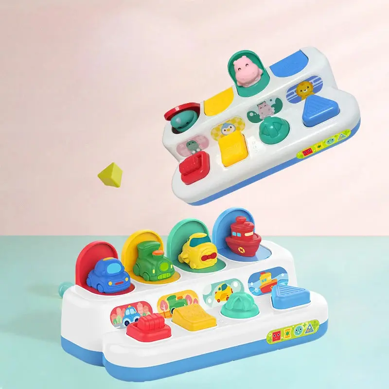 Baby Button Toy - Trykk og vri på knappene - Babyleke