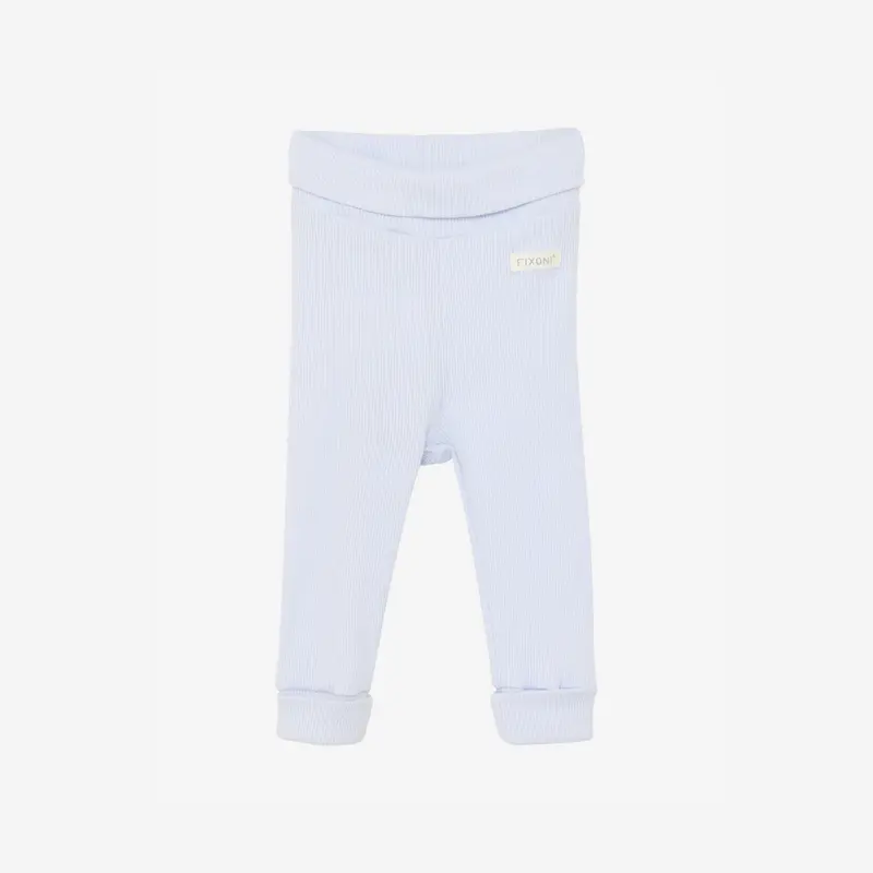 Baby Rib Legging - Biologisch katoen - Arctic Ice - GOTS - Fixoni