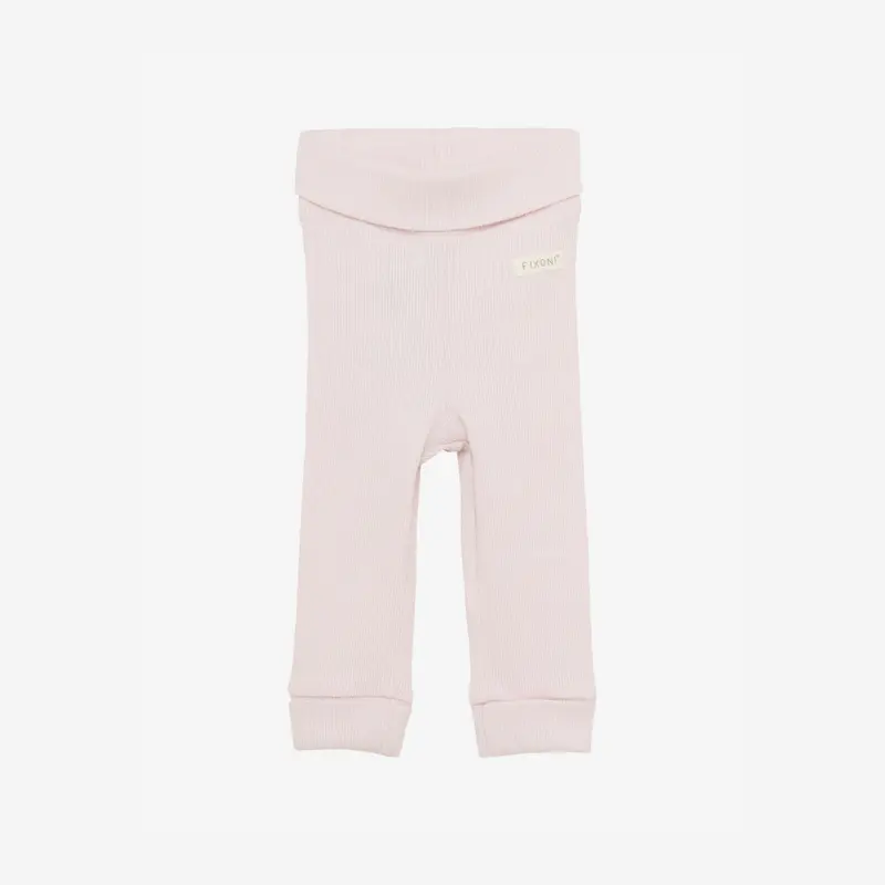 Baby Rib Legging - Biologisch katoen - Hushed Violet - GOTS - Fixoni