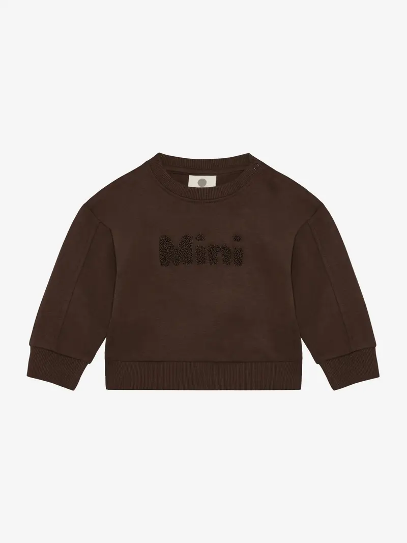 Baby sweater Mini - Katoen - Chestnut - En Fant
