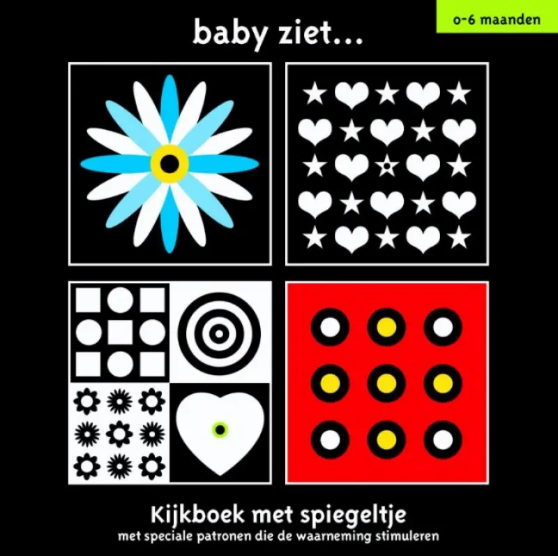 Baby ziet...kijkboek met spiegeltje