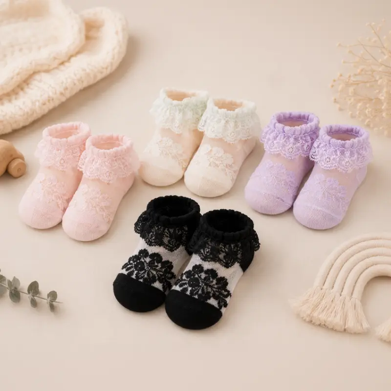 BabyBliss – Comfortable & Lightweight – Baby Lace Socks
