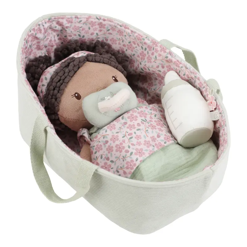 Babypop Evi in Mandje | Little Dutch