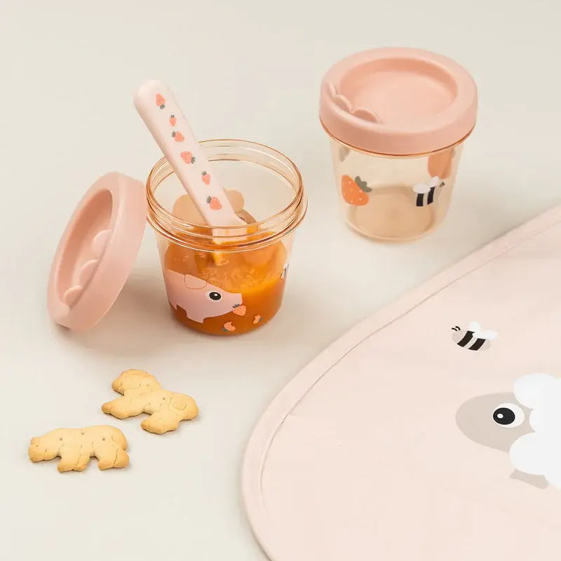 Babyvoedingcontainers (2 stuks) - Bewaarbakjes - Tiny Farm - Poeder - Done by Deer