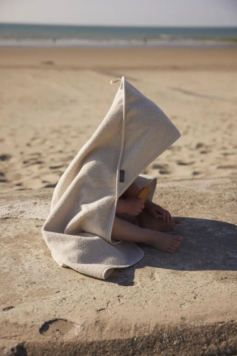 Badcape en Washandje - Badstof - Quax