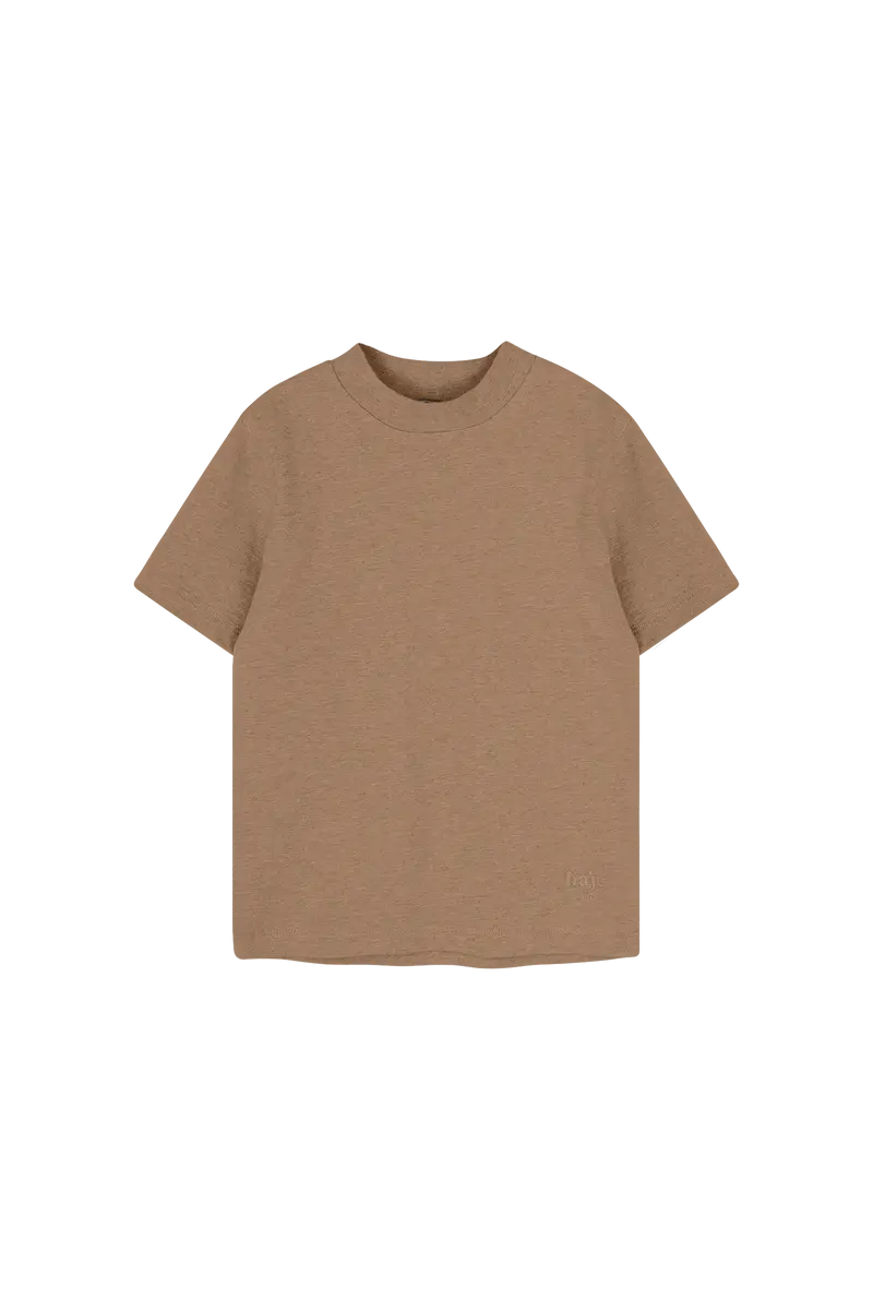 Baje Studio Adrian shirt Brown coconut