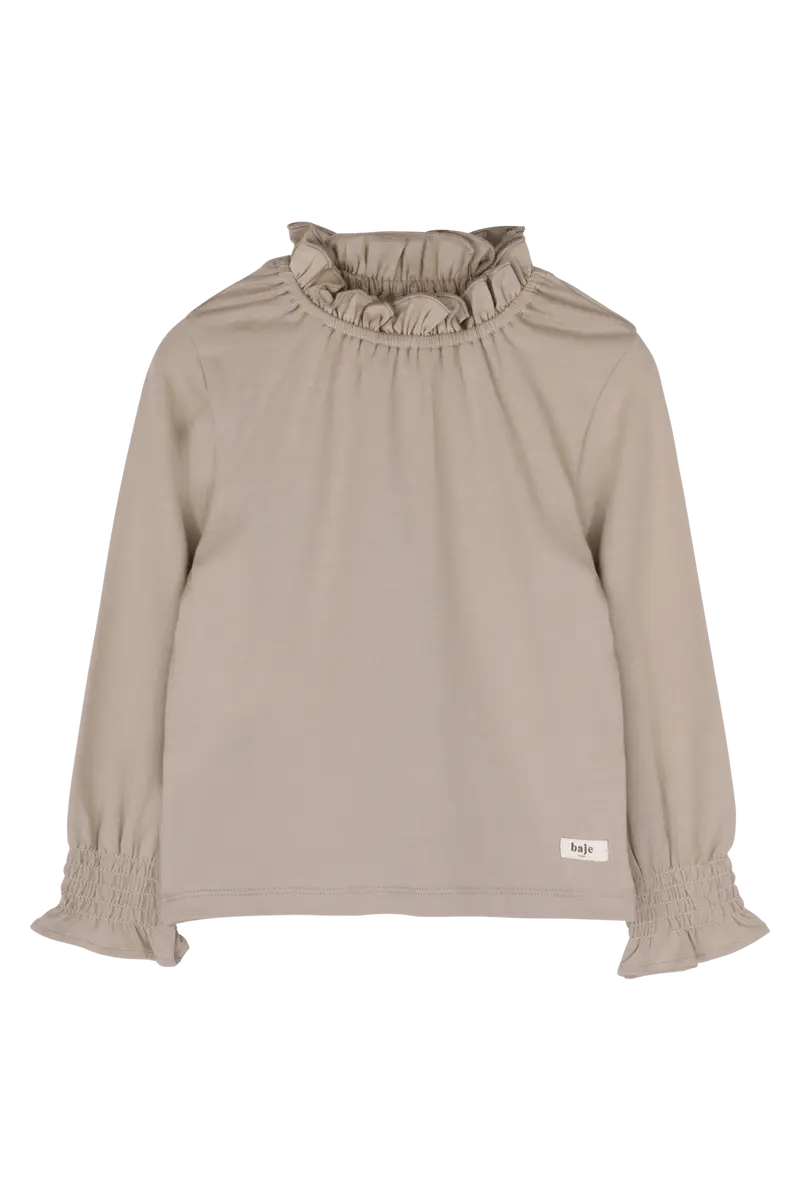 Baje Studio Healy shirt Taupe light