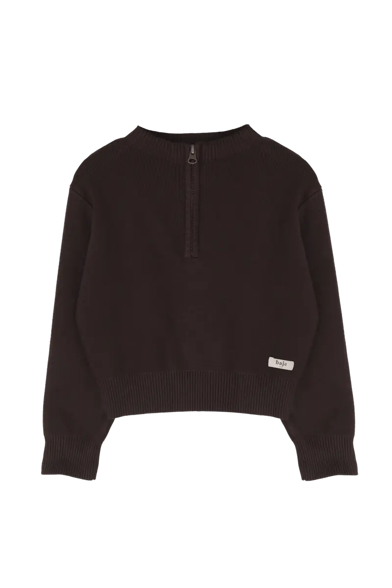 Baje Studio Meza trui Brown choco