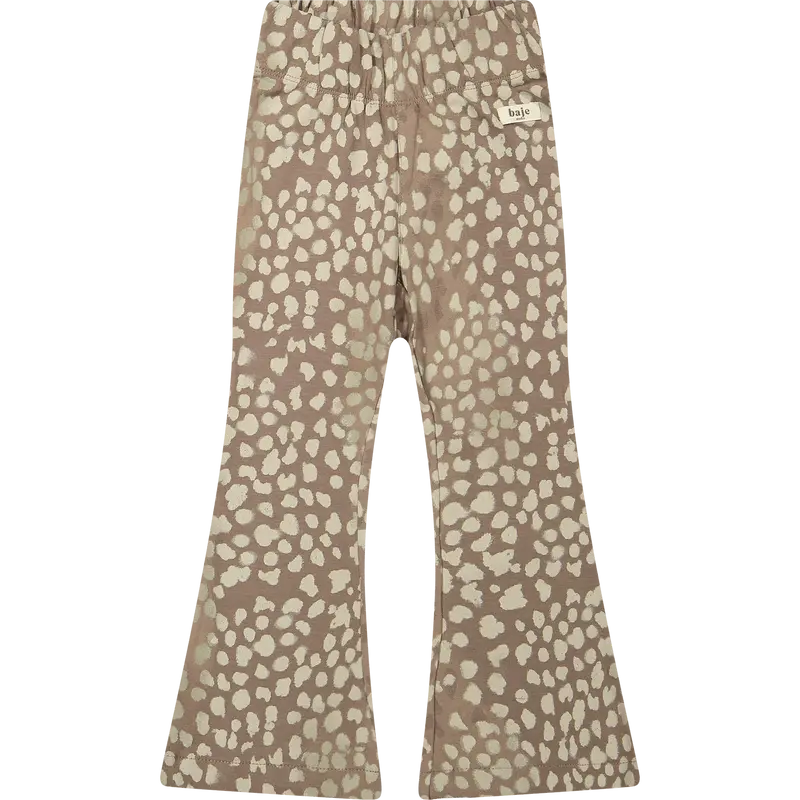 Baje Studio Preda flared legging Sand desert AOP