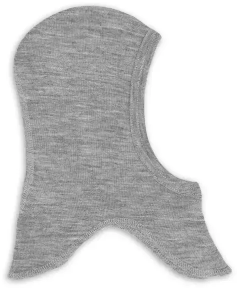 Balaclava Wol/Zijde Grijs