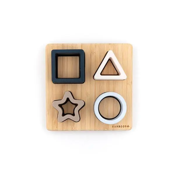 Bamboom Vormen Puzzel Blauw