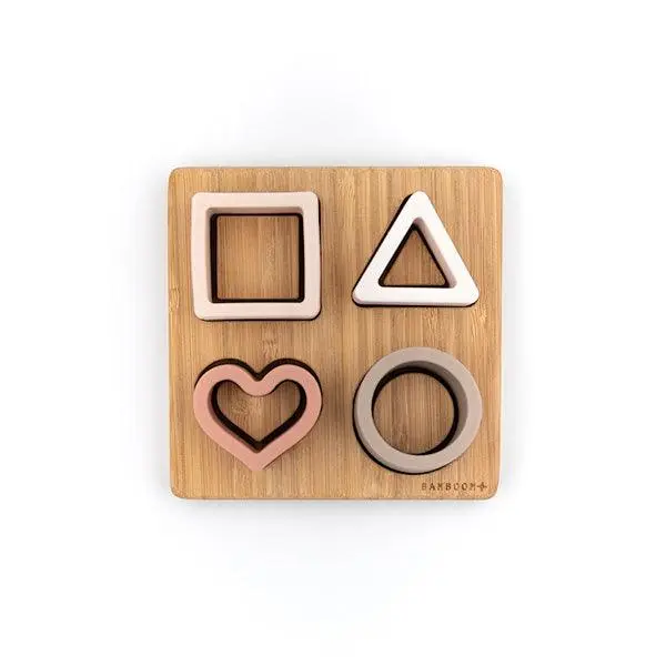 Bamboom Vormen Puzzel Roze