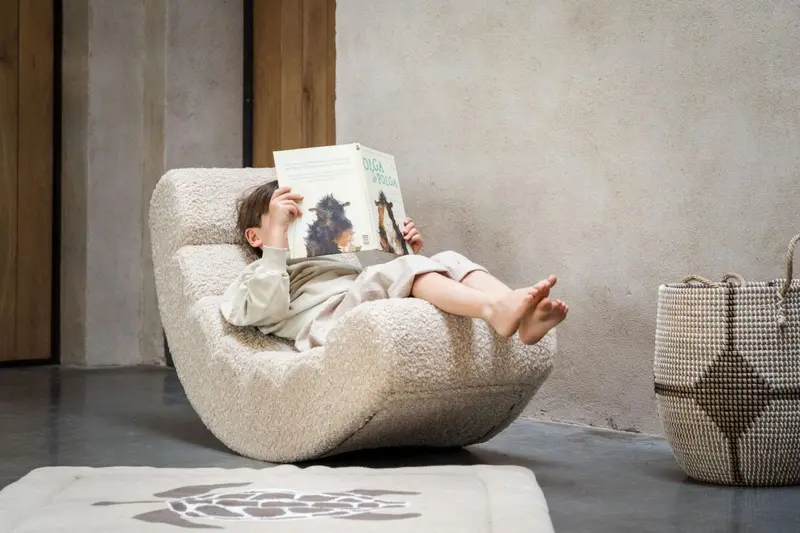 Banana Schommelstoel - Sheep/Bouclé - Quax