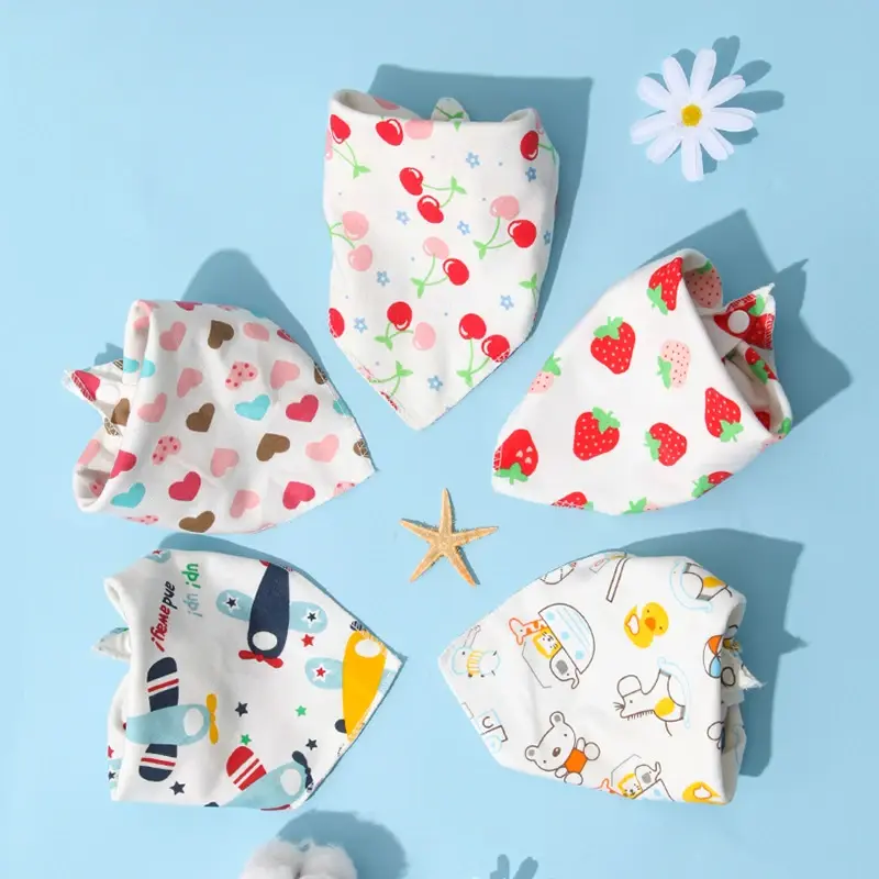 Bandana slabbetje met Drukknoopje