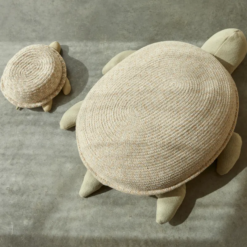 Basket Mama Turtle – Grote opbergmand zeeschildpad – 18 × 45 × 70 cm – Lorena Canals