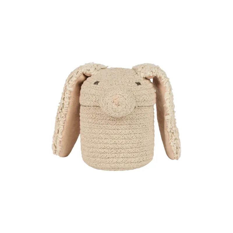 Basket Mini Rita the Rabbit – Mini opbergmand konijn – Naturel – Ø 15 × 15 cm – Lorena Canals