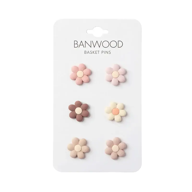 Basket Pin Flowers - Banwood