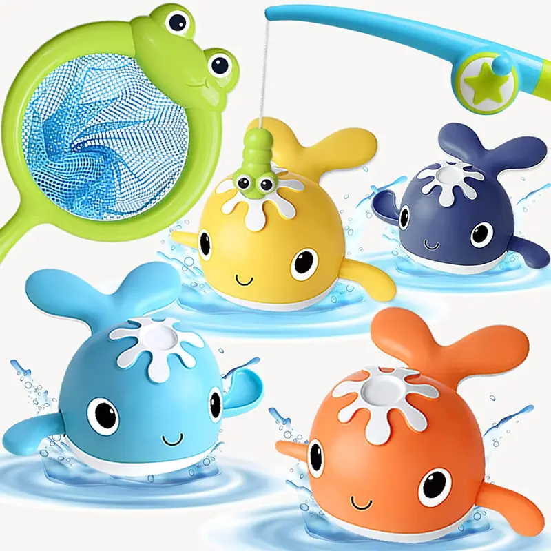 Bath Buddies - Søte badefisk - Svømmende hvaler