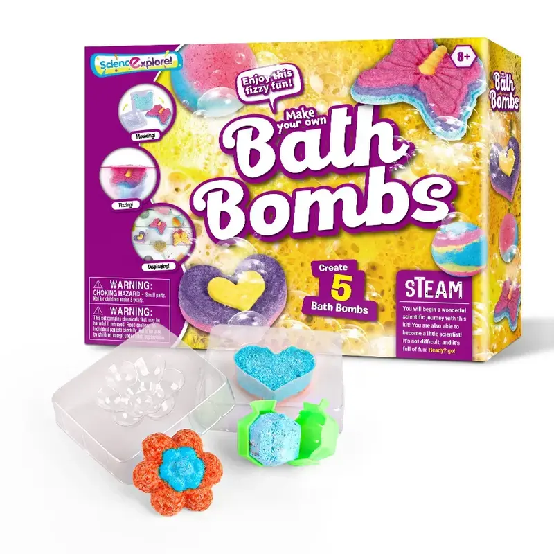 BathBombs – Colorful & Educational – DIY Bath Bomb Kit