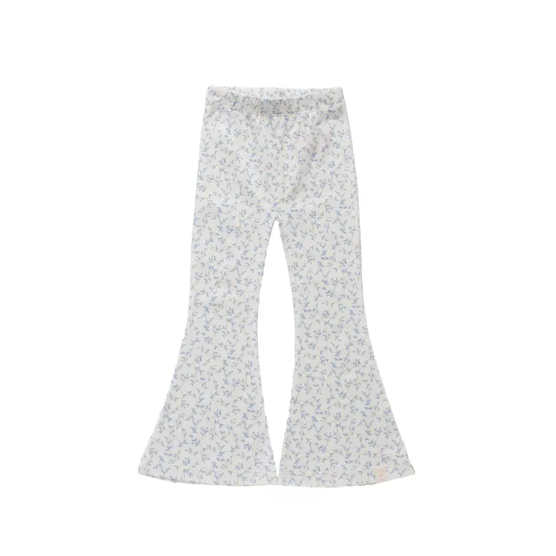 Be flared blue flower Navy Natural