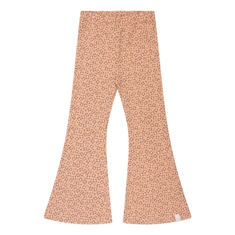 Be flared leopard flower pink sand Navy Natural