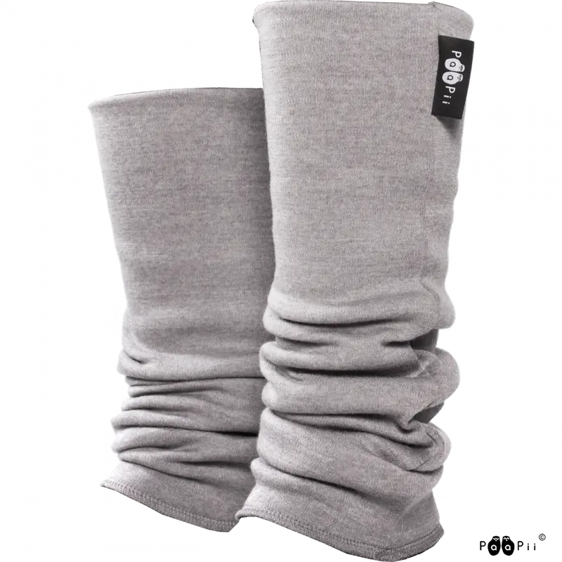 Beenwarmers / Leg Warmers 100% Merinowol Grey – Paapii Design
